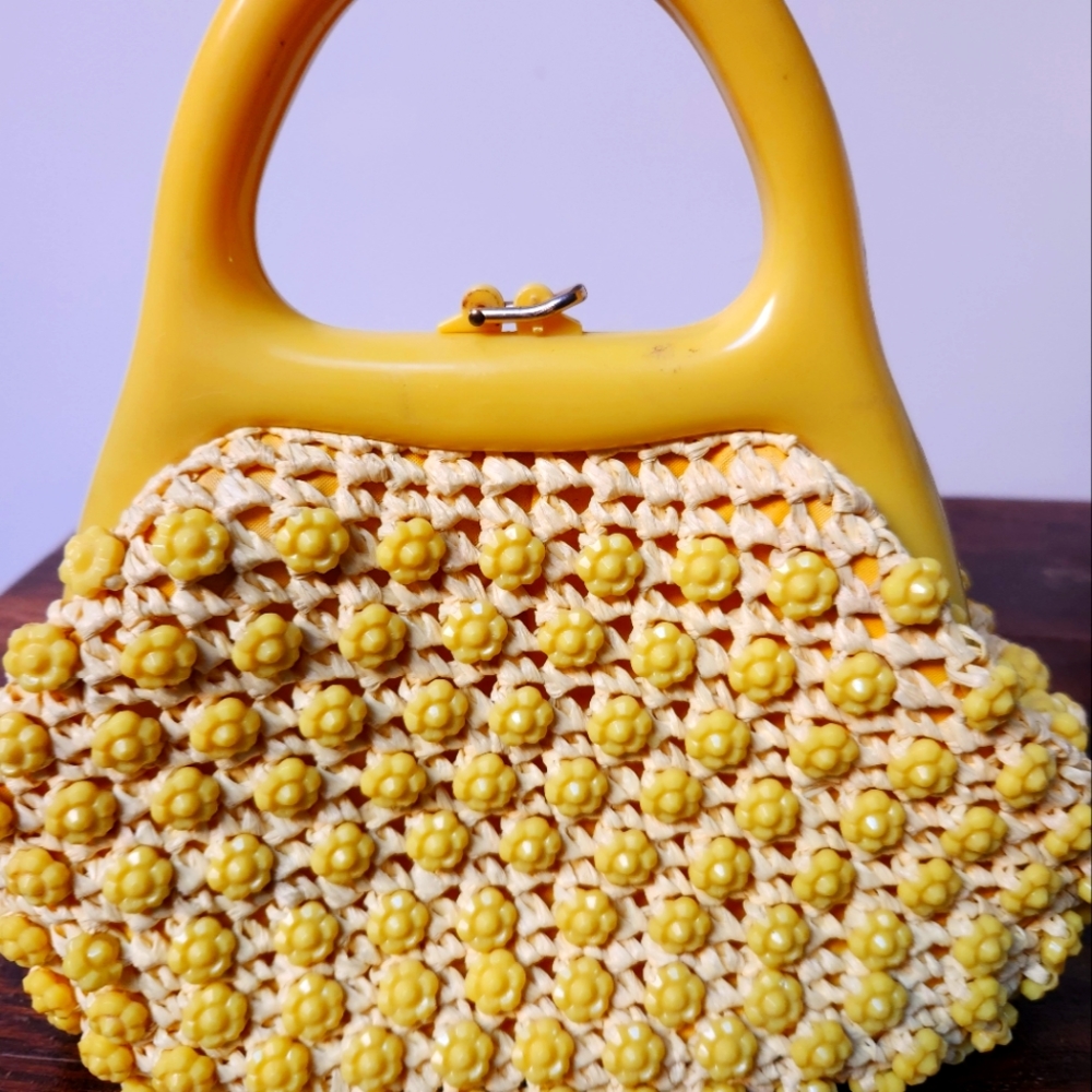 Marcus Brothers Retro 1950s  Antique Purse. Made in Italy